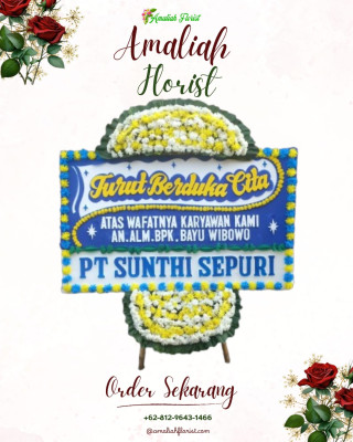 Papan Bunga Duka di Simalingkar B