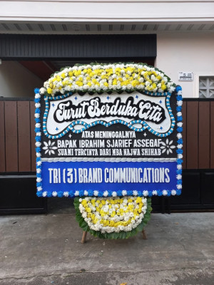 Papan Bunga Duka di Simalingkar B